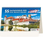 stolní 55 turistických NEJ Čech, Moravy a Slezska 22,6cm x 13,9cm, S24-27 2027 – Hledejceny.cz