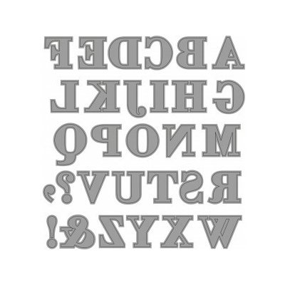 Wiler Vyřezávací šablona Abeceda – Sleviste.cz