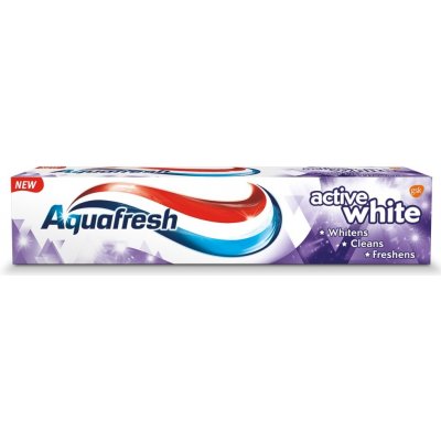 Aquafresh Aktívna biela zubná pasta 125 ml – Zboží Mobilmania