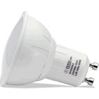 TESLA LED žárovka GU10 3,5W 230V 240lm 30 000h 3000K Teplá bílá 100°
