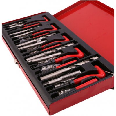 Sada na opravu poškozených závitů M5-M12 131ks Pro-Tech TOOLS 01184 – Zboží Dáma