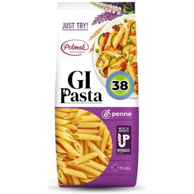 Polmak GI Pasta 38 penne těstoviny 250 g – Sleviste.cz
