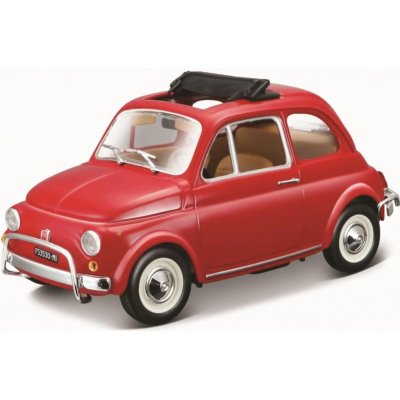 Bburago Fiat 500L 1968 červený 1:24