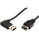 Goobay 95706 USB 2.0 prodlužovací A-A, M-F, lomený vlevo, 45cm