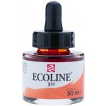 Ecoline Royal Talens Akvarelový inkoust 30ml vermilion – Zboží Mobilmania