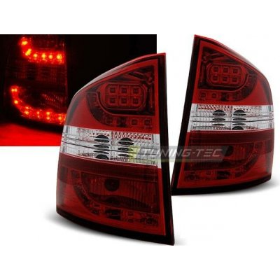 Škoda Octavia 2 kombi 2004-12 zadní LED lampy red white – Hledejceny.cz