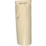 Link Kitchen Wear Barová a bistro zástěra s rozparkem z keprové tkaniny Přírodní 100 x 100 cm X962 – Hledejceny.cz