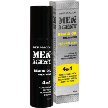 Dermacol Men Agent pečujicí olej na vousy 4 v 1 50 ml