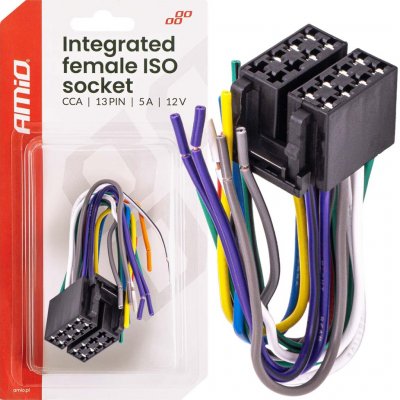 konektor ISO osazený dutinkami a vodiči | Zboží Auto