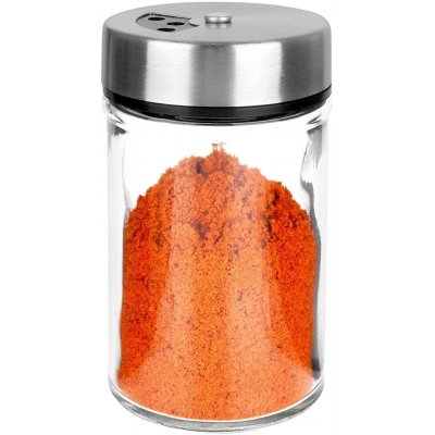 Orion Dóza na koření kořenka 100 ml 3 hrubosti sklo nerez – Zboží Dáma