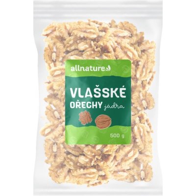 Allnature Vlašské ořechy ořechy natural 500 g – Hledejceny.cz