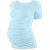 Těhotenské a kojící tričko Jožánek Johanka těhotenské tričko krátký rukáv světle modrá