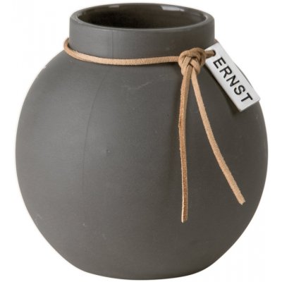 Keramická váza Ernst Dark Grey 10 cm Ernst – Hledejceny.cz