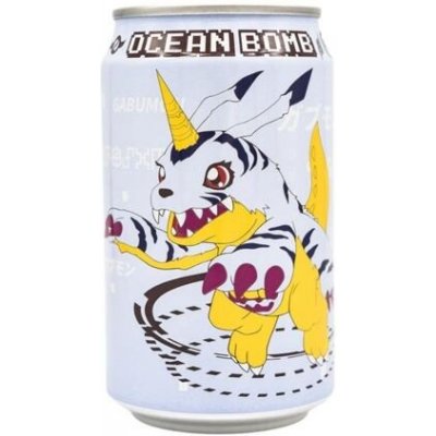 Ocean Bomb Digimon Gabunom sycený nápoj s příchutí borůvky 330 ml – Zboží Mobilmania