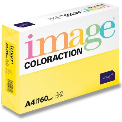 Image Coloraction A4 160 g Pastelově žlutá 250 ks – Sleviste.cz