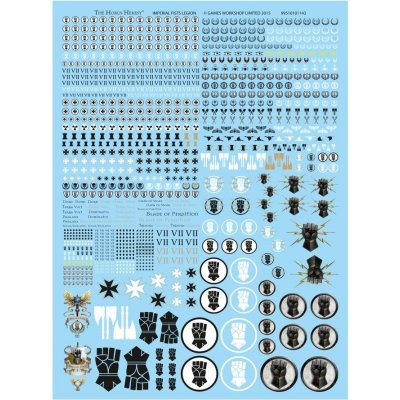 Imperial Fists Legion Transfer Sheet – Hledejceny.cz