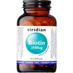 Viridian Biotin 2500ug 90 kapslí – Hledejceny.cz