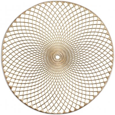 Zeller Prostírání Mandala kulaté plastové zlaté průměr 38cm – Zbozi.Blesk.cz