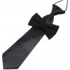 Kravata Dětský set motýlek a kravata AM236 Black