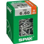 Spax Wirox Univerzální vrut T-Star plus, ø 6 × 60 mm, TX30, zápustná hlava, 150 ks 4191010600606 – Hledejceny.cz
