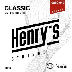 Henry's Strings HNSN Classic Nylon Silver Normal