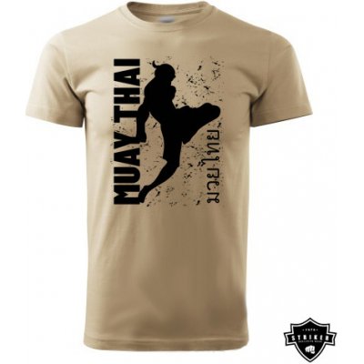 Striker tričko Muay thai 2 písková – Zboží Mobilmania