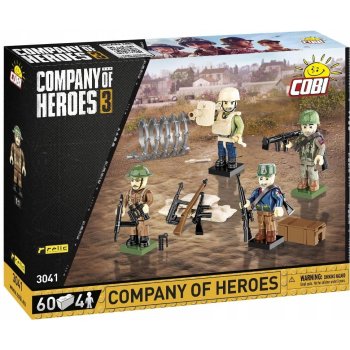 Cobi 3041 Company of Heroes Figurky s doplňky, 60 ks