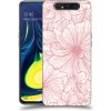 Pouzdro a kryt na mobilní telefon Samsung Pouzdro ACOVER Samsung Galaxy A80 A805F s motivem Floral I