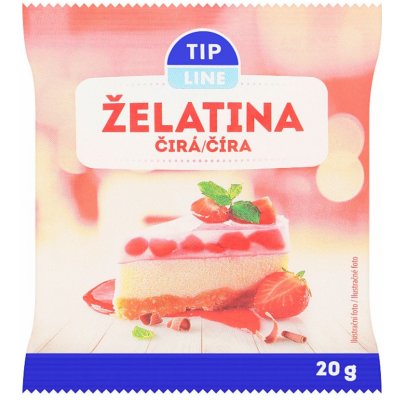 Tip Line želatina v prášku 20 g Čirá – Zboží Mobilmania