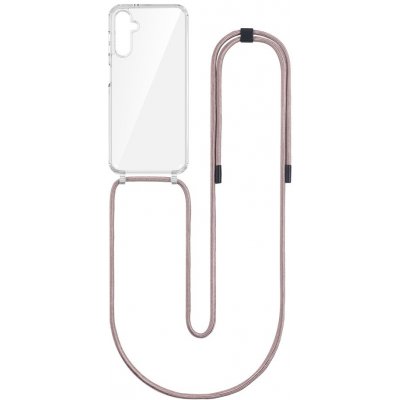 TopQ Simple Samsung A14 s růžovou šňůrkou průhledný – Hledejceny.cz