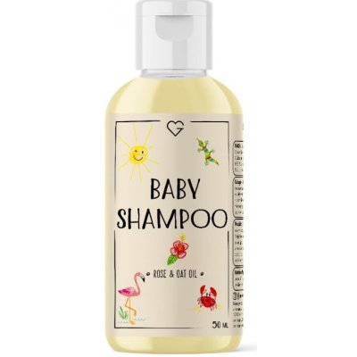 Goodie Baby Shampoo růže & ovesný olej 50 ml – Sleviste.cz