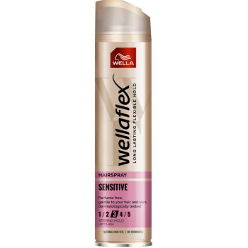 Wella Wellaflex Sensitive lak na vlasy pro citlivou pokožku silné zpevnění 3 250 ml