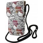 Hello Kitty Leather Tags Graffiti Phone Bag Beige – Sleviste.cz