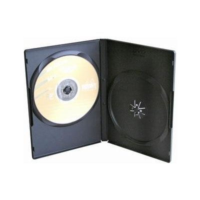 Box na 2ks DVD, 9mm slim, černý (100) – Zboží Mobilmania