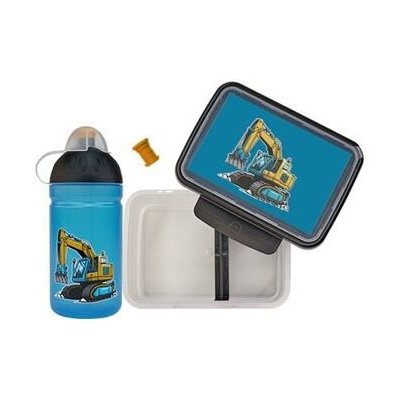 Set Zdravá lahev 0,5 l a Zdravá sváča Bagr – Zboží Dáma