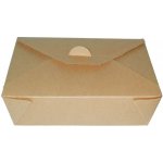 gastro obaly, s.r.o. BIO papírová krabička na jídlo papírový menubox 160x135x65mm – Zboží Mobilmania