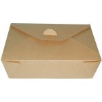 gastro obaly, s.r.o. EKO papírová krabička na jídlo papírový menu box 210x150x63mm – Zbozi.Blesk.cz