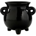 Nefertitis aroma lampa keramická Černý kotlík NF59795 cca 11,5 x 10 cm – Zboží Dáma