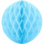 Papírová koule světle modrá 20cm – Zboží Dáma