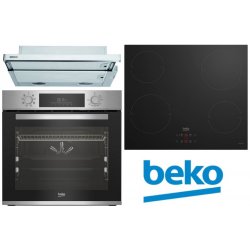 Set Beko BBIM12301X + HII64401MT + CTB6407X