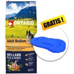 Ontario Adult Medium Lamb & Rice 12 kg – Hledejceny.cz