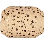 Vánoční vázací stuha CHRISTMAS LIGHTS skořicová (velké Mega klubko) 10mm x 20m – Zboží Dáma