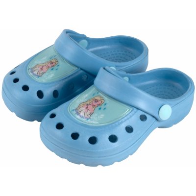 Dívčí nazouváky s 3D efektem modrá – Zboží Dáma