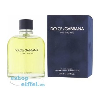 Dolce & Gabbana toaletní voda pánská 200 ml