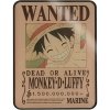 Magnetky pro děti ABYstyle Magnetka One Piece Wanted Luffy