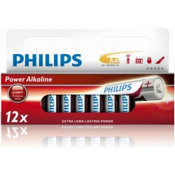 Philips Power Alkaline AA 12ks LR6P12W/10