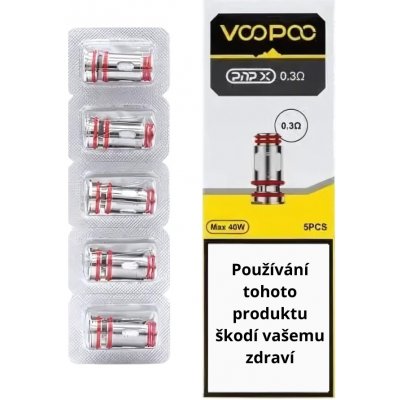 VOOPOO PnP-X žhavicí hlava 0.3ohm 5 ks – Hledejceny.cz