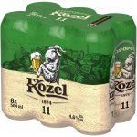 Velkopopovický Kozel světlý ležák 11° 6 x 0,5 l (plech) – Sleviste.cz