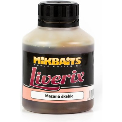 MikBaits Booster Liverix Mazaná škeble 250 ml – Hledejceny.cz