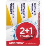 Additiva sada Multivitamin 2+1 mineral pomeranč šumivé tablety 3 x 20 ks – Hledejceny.cz